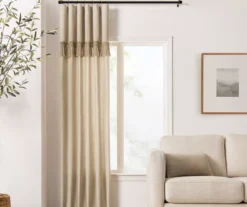 Mercantile Lucinda Light-Filtering Ring-Top Valance -Home Decor Store 810605632 810605633 810605634 810605635 A8 3 1