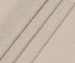 Lucinda Beige Light-Filtering Ring-Top Valance, (95") -Home Decor Store 810605632 810605633 810605634 810605635 A8 4 2