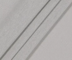 Lucinda Gray Light-Filtering Ring-Top Valance, (63") -Home Decor Store 810605636 810605637 810605638 810605639 A8 3 2