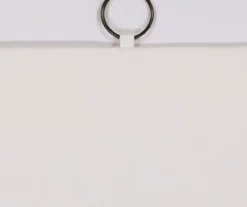 Lucinda Ivory Light-Filtering Ring-Top Valance, (108") -Home Decor Store 810605640 810605641 810605642 810605643 A8 6 2