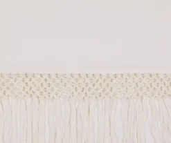 Lucinda Ivory Light-Filtering Ring-Top Valance, (108") -Home Decor Store 810605640 810605641 810605642 810605643 A8 7 2