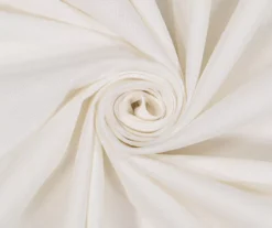 Lucinda Ivory Light-Filtering Ring-Top Valance, (63") -Home Decor Store 810605640 810605641 810605642 810605643 A8 8