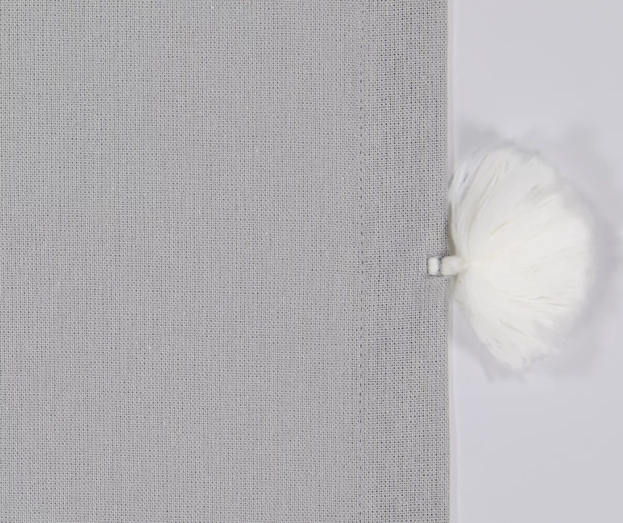 Ardmore Gray Tassel-Accent Light-Filtering Rod Pocket Curtain Panel, (95") 9 Ardmore Gray Tassel-Accent Light-Filtering Rod Pocket Curtain Panel, (95") - Image 9