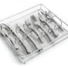 South Bay Wire Caddy & 65-Piece Cutlery Set