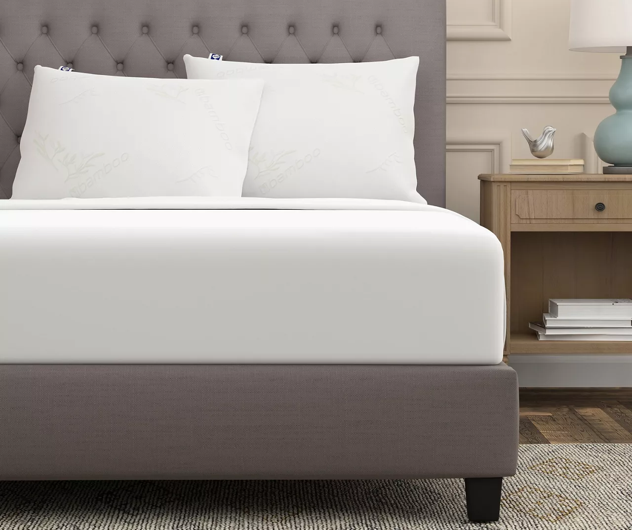 White Bamboo Lux Pillow 6 White Bamboo Lux Pillow - Image 6