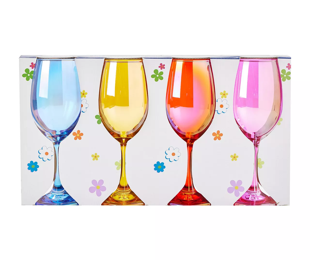 Iridescent Wine Glass 4-Piece Glassware Set 4 Iridescent Wine Glass 4-Piece Glassware Set - Image 4