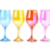 Iridescent Wine Glass 4-Piece Glassware Set