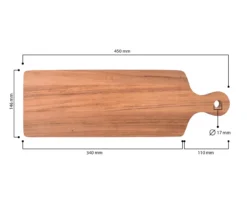 Acacia Wood Serving Board, (18") 7 Acacia Wood Serving Board, (18") -Home Decor Store 810610632 A8 3