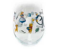 Disney 100 Heritage Multi-Character Stemless Wineglass, 4-Pack -Home Decor Store 810612019 A3