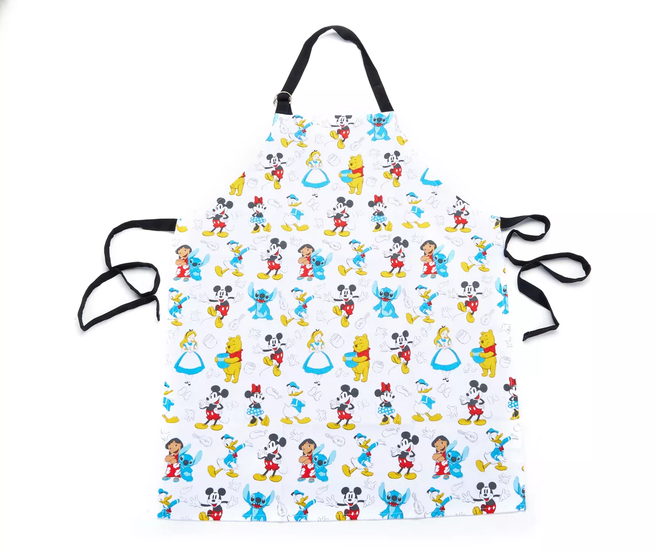 Disney 100 White Multi-Character Apron 1 Disney 100 White Multi-Character Apron