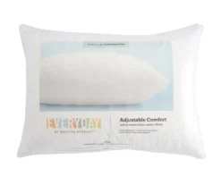 Adjustable Comfort Quilted Memory Foam Cluster Standard Pillows, 2-Pack