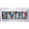 Disney 100 Character Collage Pint Glass Set, 4-Pack