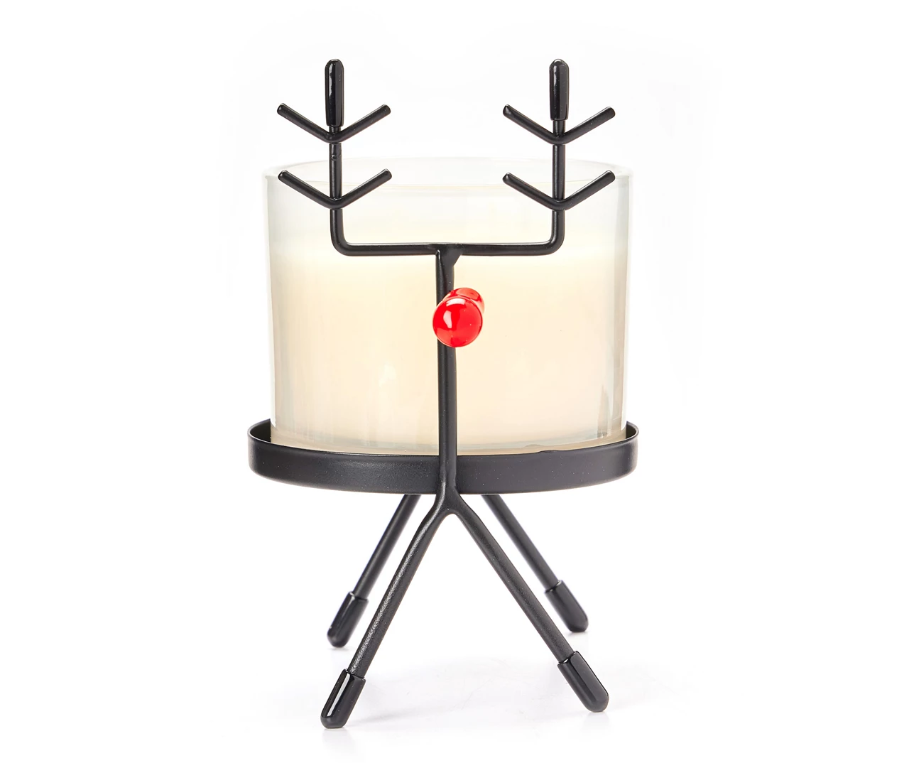 Santa's Cookies Glass Candle & Reindeer Metal Holder Gift Set, 10 Oz. 2 Santa's Cookies Glass Candle & Reindeer Metal Holder Gift Set, 10 Oz. - Image 2