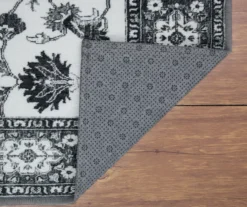 My Magic Carpet Ramage Dark Gray Ornamental Washable Area Rug, (3' X 5') -Home Decor Store 810615076 A5 3