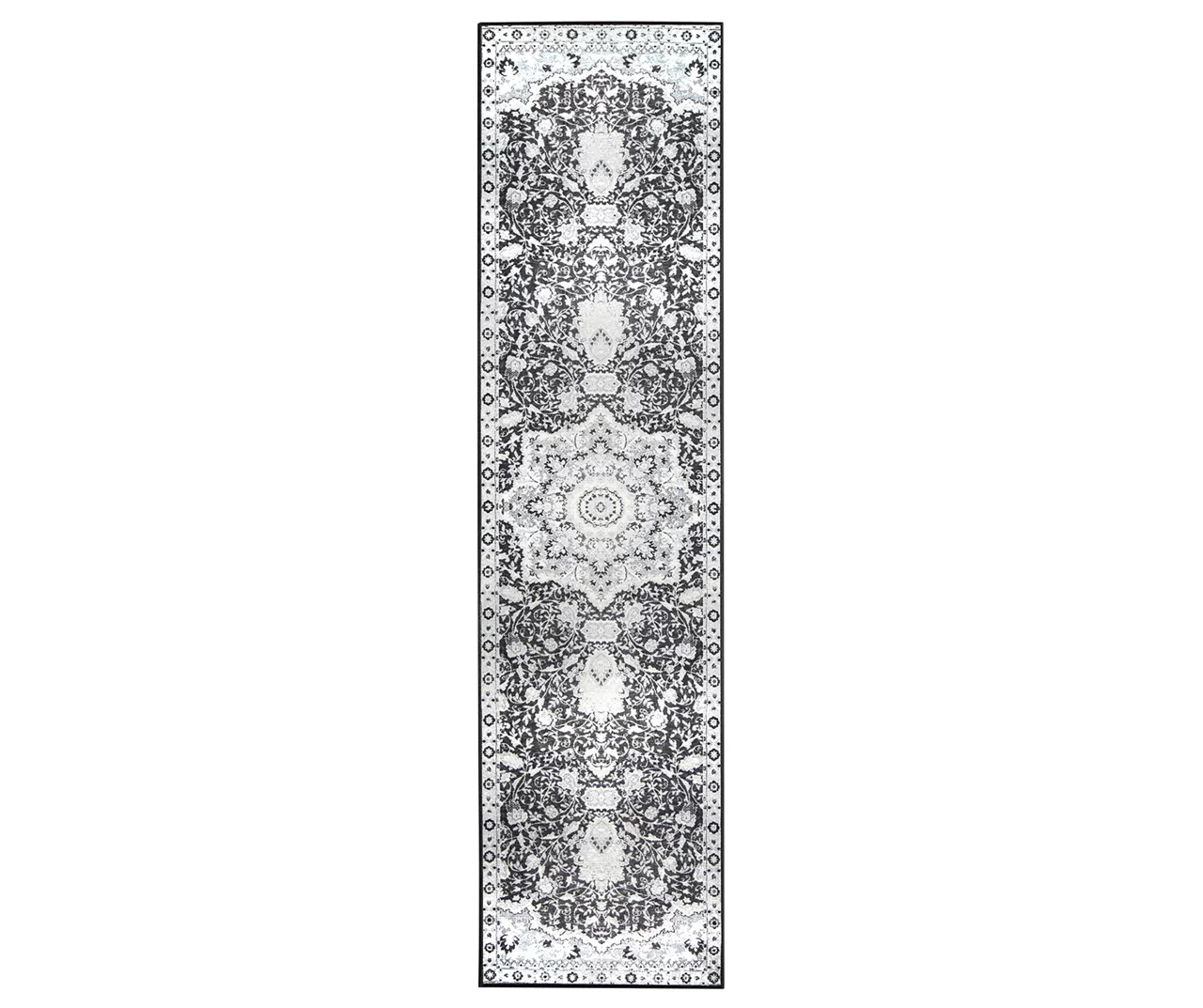 My Magic Carpet Parviz Gray Washable Area Rug 4 My Magic Carpet Parviz Gray Washable Area Rug - Image 4
