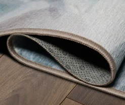 My Magic Carpet Sasha Blue & Cream Floral Washable Runner Rug, (2.5' X 7') -Home Decor Store 810615380 A8 3