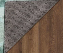 My Magic Carpet Dula Light Sage Green Circle Washable Runner Rug, (2.5' X 7') -Home Decor Store 810615394 A5 4