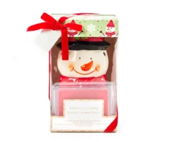 Snowman Plug-In Wax Warmer With Santa's Cookies Wax Melts