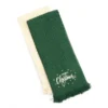 Festive Gathering "Merry Christmas" Green & Ivory 2-Piece Kitchen Towel Set