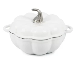 Pumpkin Enameled Cast Iron Dutch Oven, 1.8 Qt. -Home Decor Store 810616124 A0 1