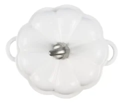 Pumpkin Enameled Cast Iron Dutch Oven, 1.8 Qt. -Home Decor Store 810616124 A4 4