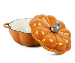Pumpkin Enameled Cast Iron Dutch Oven, 1.8 Qt. -Home Decor Store 810616125 A0 3