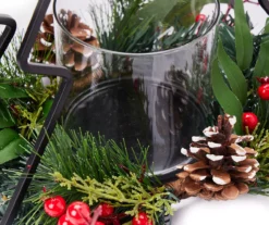 Metal Tree & Greenery LED Candle Holder -Home Decor Store 810616512 A8 1