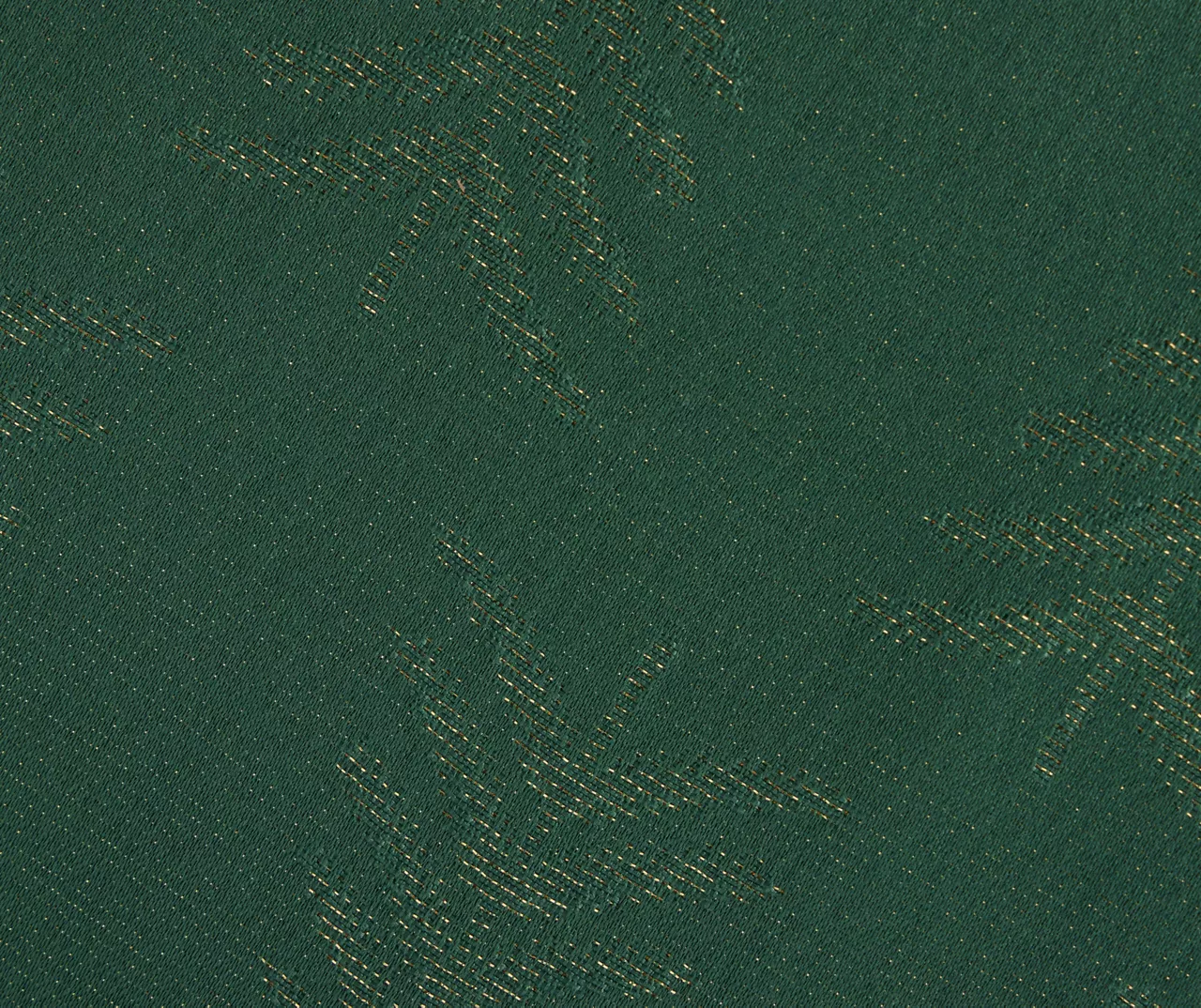 Broyhill Festive Gathering Green & Gold Trees Fabric Tablecloth 3 Broyhill Festive Gathering Green & Gold Trees Fabric Tablecloth - Image 3
