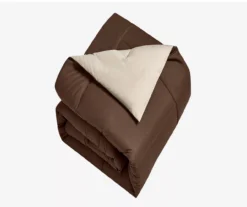 Down-Alternative Box-Quilt Reversible Comforter 28 Down-Alternative Box-Quilt Reversible Comforter -Home Decor Store 810617466 A8 2