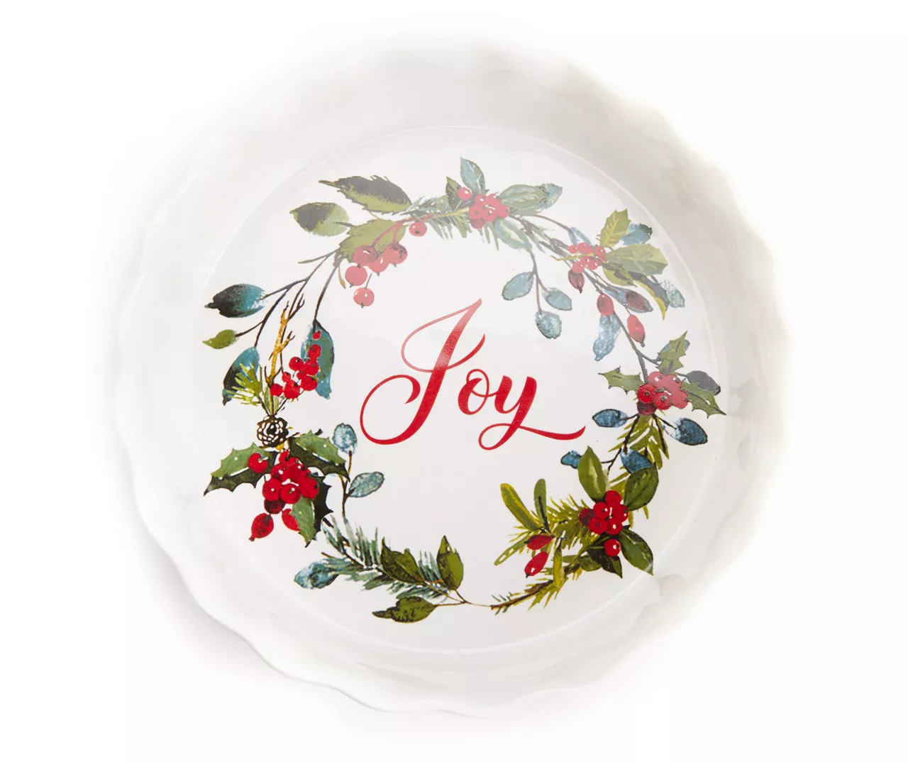 9" Scalloped Ceramic Pie Plate 9 9" Scalloped Ceramic Pie Plate - Image 9