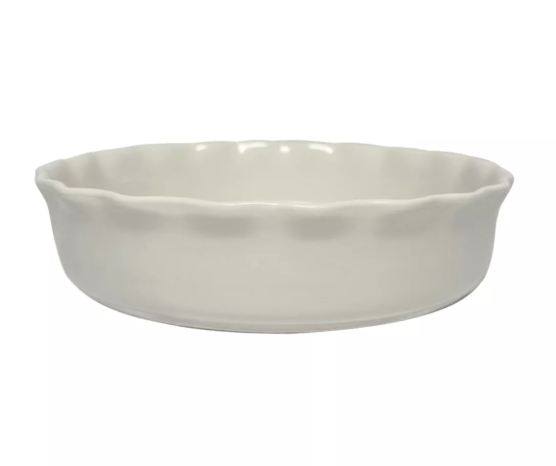 9" Scalloped Ceramic Pie Plate 11 9" Scalloped Ceramic Pie Plate - Image 11