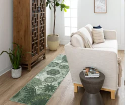 Caravan Gray Medallion Runner Rug, (2' X 8') 10 Caravan Gray Medallion Runner Rug, (2' X 8') -Home Decor Store 810620430 A0 3