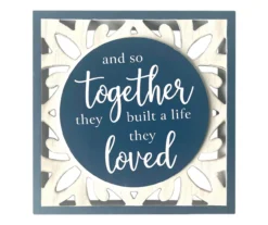 "A Life They Loved" Cut-Out Box Plaque