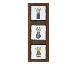 Leaf Mix Trio Print Wall Decor