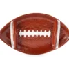 Brown Football Earthenware Serving Tray