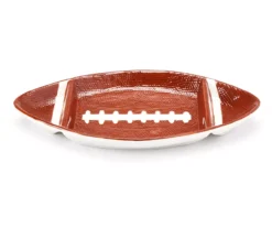 Brown Football Earthenware Serving Tray -Home Decor Store 810631595 A0 2