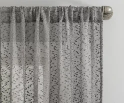 Tinsley Gray Boucle Light-Filtering Rod Pocket Curtain Panel, (84") 8 Tinsley Gray Boucle Light-Filtering Rod Pocket Curtain Panel, (84") -Home Decor Store 810660795 A0 2