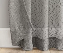 Tinsley Gray Boucle Light-Filtering Rod Pocket Curtain Panel, (84") 9 Tinsley Gray Boucle Light-Filtering Rod Pocket Curtain Panel, (84") -Home Decor Store 810660795 A0 4