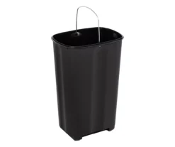 Stainless Steel 10.5-Gal. Pedal Soft-Close Slim Trash Can -Home Decor Store 810669702 A0 3