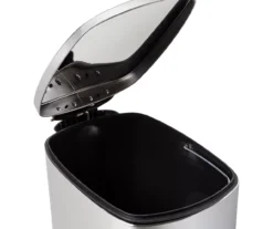 Stainless Steel 10.5-Gal. Pedal Soft-Close Slim Trash Can -Home Decor Store 810669702 A0 4