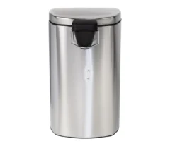 Stainless Steel 13-Gal. Pedal Soft-Close Trash Can -Home Decor Store 810669704 A0 3
