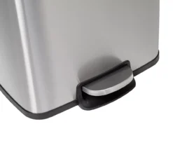 Silver & Rose Gold Stainless Steel 2-Piece Pedal Soft-Close Trash Can Set -Home Decor Store 810669709 A0 5