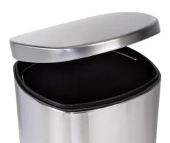 Stainless Steel 8-Gal. Pedal Soft-Close Trash Can -Home Decor Store 810669721 A0 6