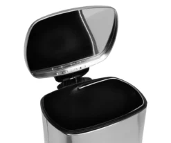 Stainless Steel 10.5-Gal. Rectangular Pedal Soft-Close Trash Can 11 Stainless Steel 10.5-Gal. Rectangular Pedal Soft-Close Trash Can -Home Decor Store 810669727 A0 4