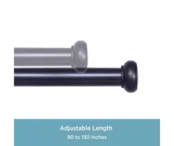 Kenney Weaver 1" Adjustable Curtain Rod -Home Decor Store 810679512 A0 04