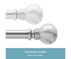 Kenney Marble 3/4" Adjustable Curtain Rod -Home Decor Store 810679535 A0 04