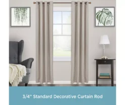 Kenney Marble 3/4" Adjustable Curtain Rod -Home Decor Store 810679538 A0 02