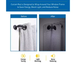 Sun Zero Bronn 3/4" Wrap Adjustable Curtain Rod -Home Decor Store 810679545 A0 02