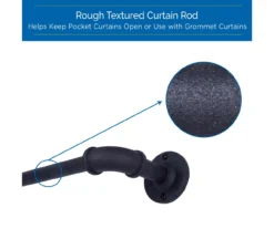 Sun Zero Bronn 3/4" Wrap Adjustable Curtain Rod -Home Decor Store 810679545 A0 08