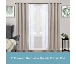 Kenney Mission 1" Adjustable Double Curtain Rod -Home Decor Store 810679570 A0 02